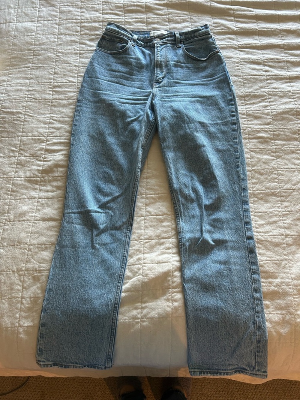Abercrombie & Fitch 90’s Straight Ultra High Rise Curve Love Jeans